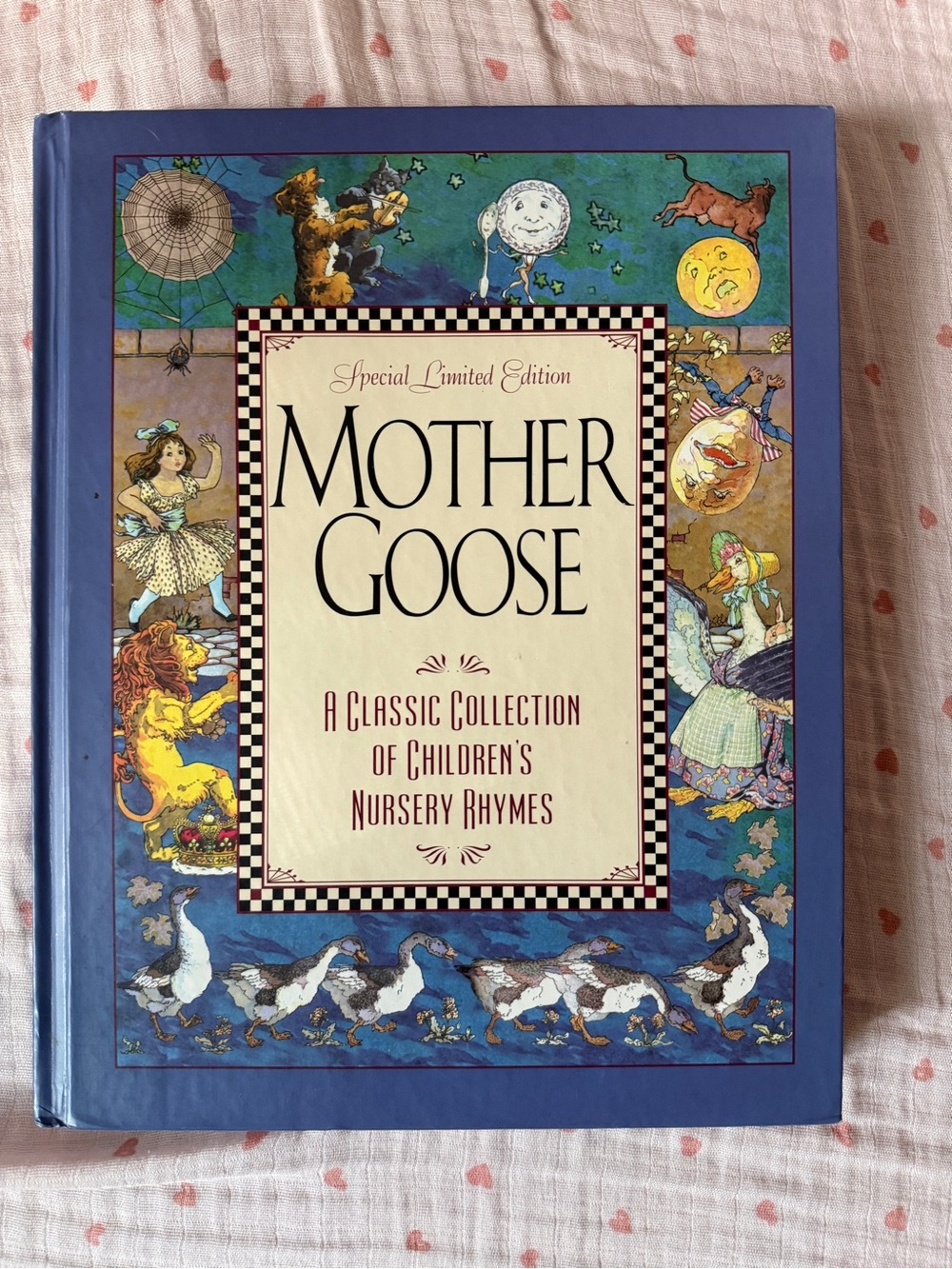 Mother Goose Nursery Rhymes Hardcover Book - Large